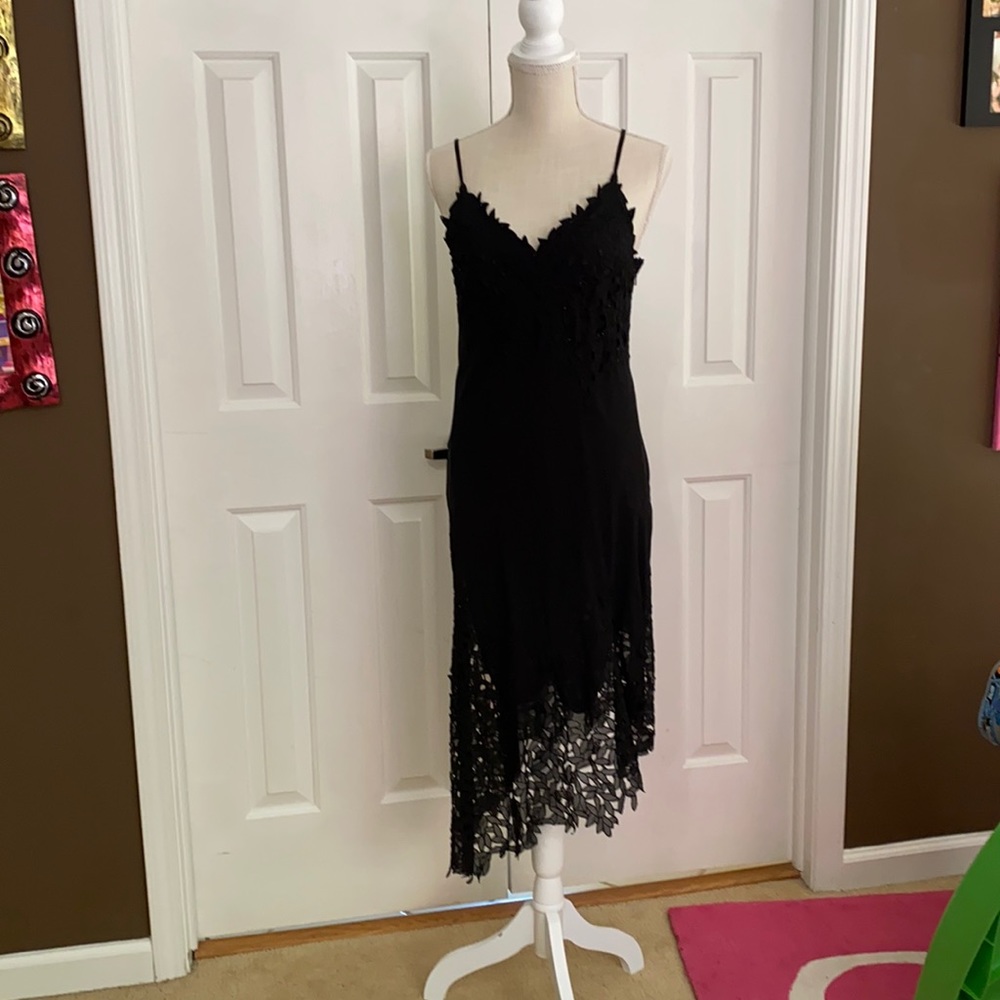 100% silk lace Little Black Dress